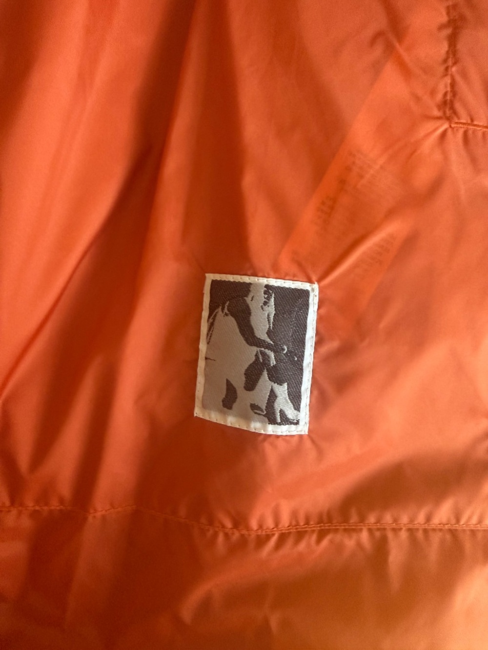 Rick Owens DRKSHDW orange nylon oversized coat M - Picture 4 of 7